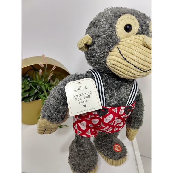 Hallmark Bananas For You Monkey Interactive Stuffed Animal - Picture 2 of 9